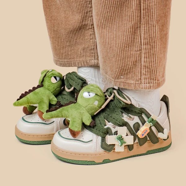 Dino Kiddo Sneakers - dino, dinosaur, footwear, shoes