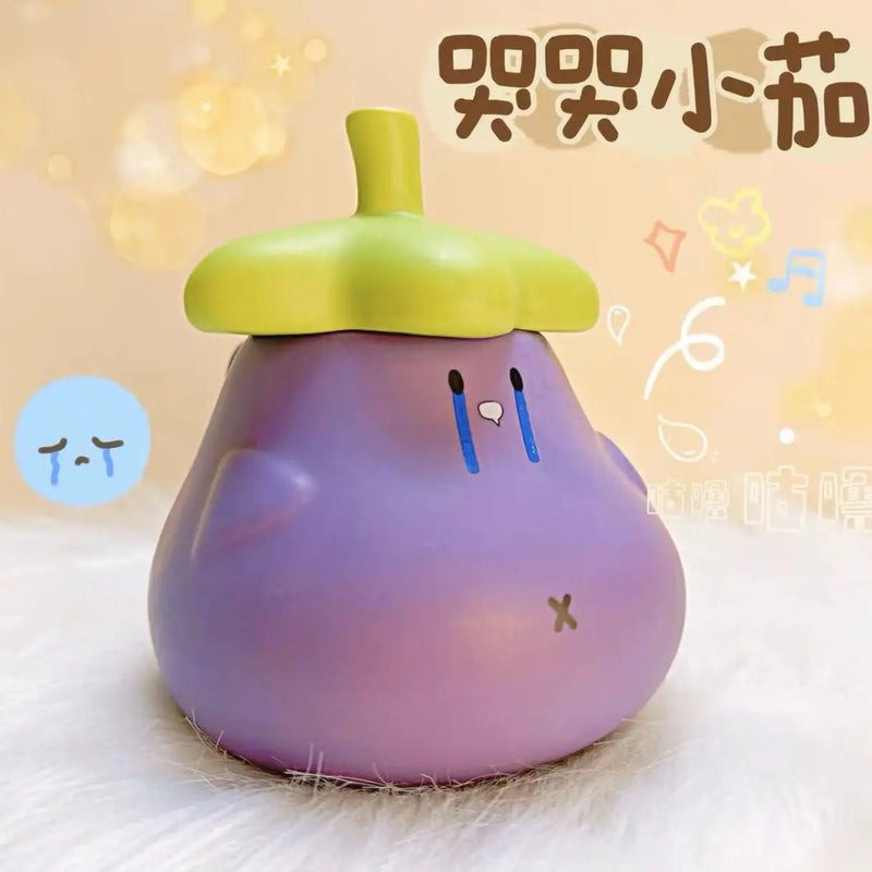 Eggplant Coffee Mug and Lid - Crying Face - coffee, coffee cups, mug, mugs