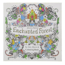 Enchanted Forest Coloring Book - books, coloring, coloring enchanted forest, forest