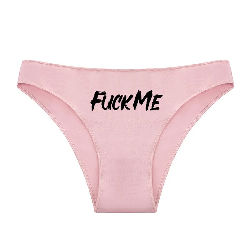 F*ck Me Undies - Pink / M - boy, fuck me, little panties, underwear