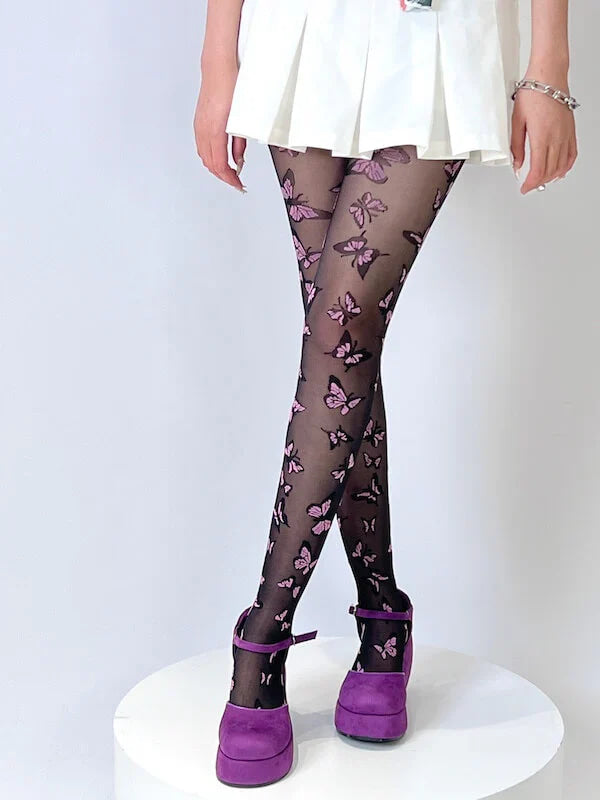 Fairy Flutter Tights - fairycore, leggings, little space, nylons, panty hose