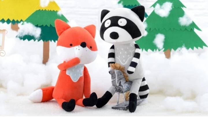 Fox & Raccoon Plushies - autumn, fall, fox, foxes, foxy