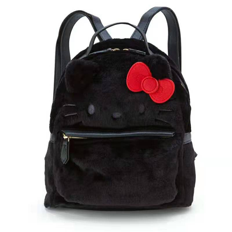 Fuzzy Bunny Backpack - backpack, bags, bunny ears, hello kitty