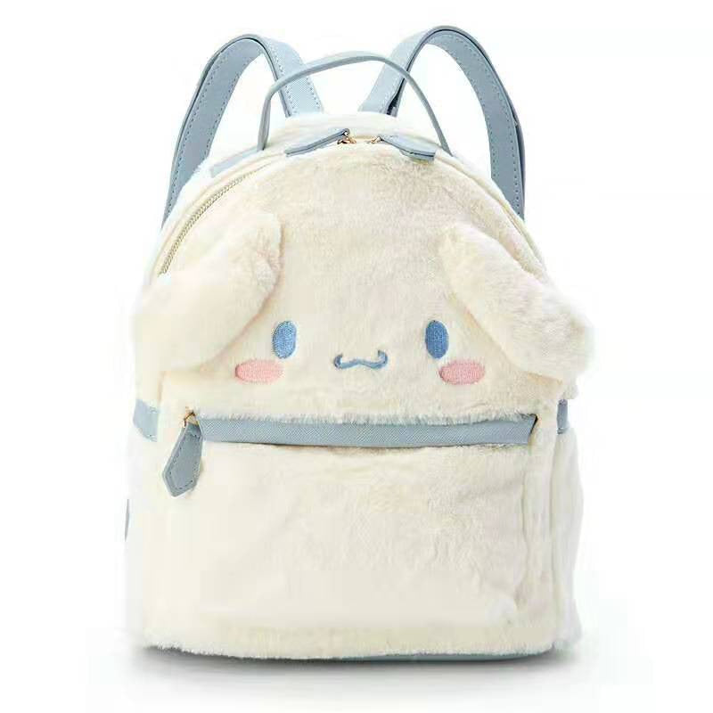 Fuzzy Bunny Backpack - backpack, bags, bunny ears, hello kitty