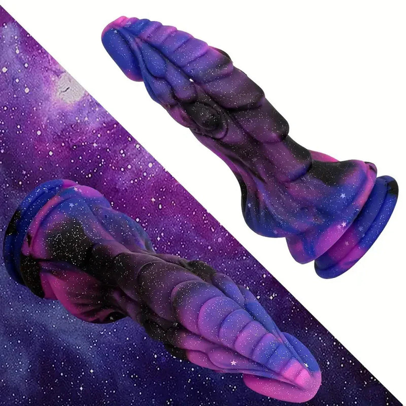 Galaxy Star Universe Dragon Shaped Monster Dildo Ride