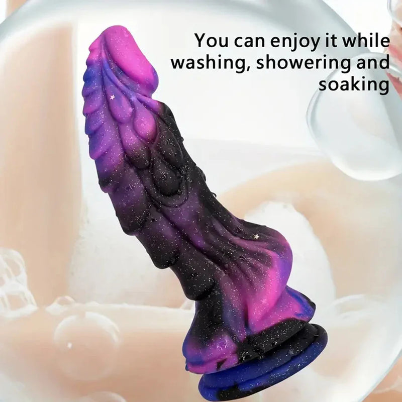 Galaxy Star Universe Dragon Shaped Monster Dildo Ride