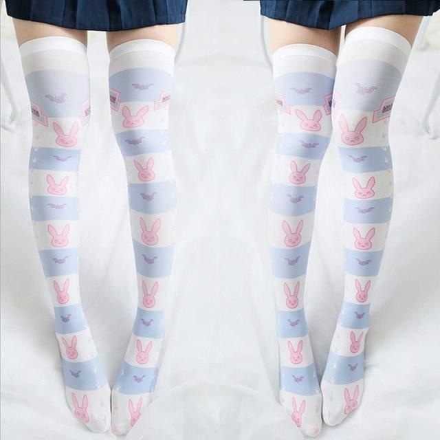 Gamer Bunny Stockings - anime, D.va, dva, game, gamer