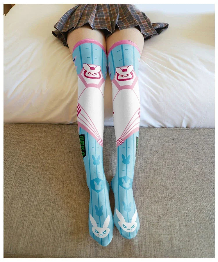 Gamer Bunny Stockings - anime, D.va, dva, game, gamer