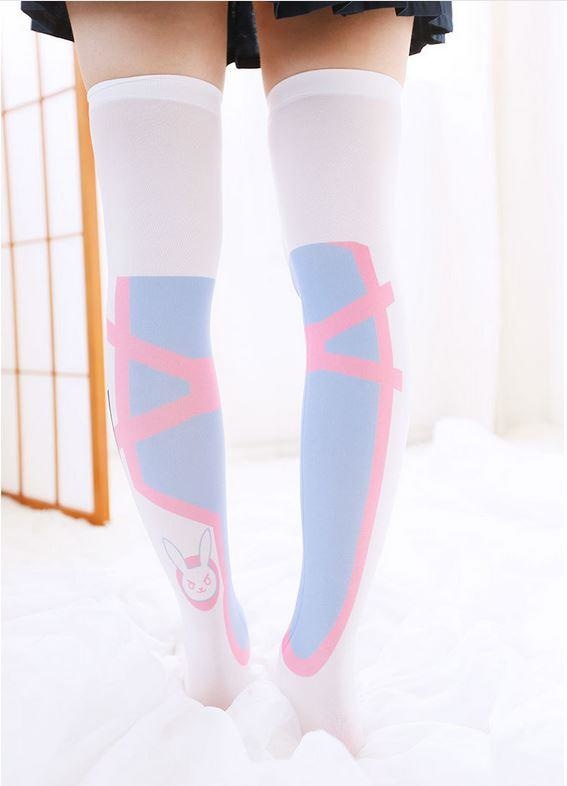 Gamer Bunny Stockings - anime, D.va, dva, game, gamer