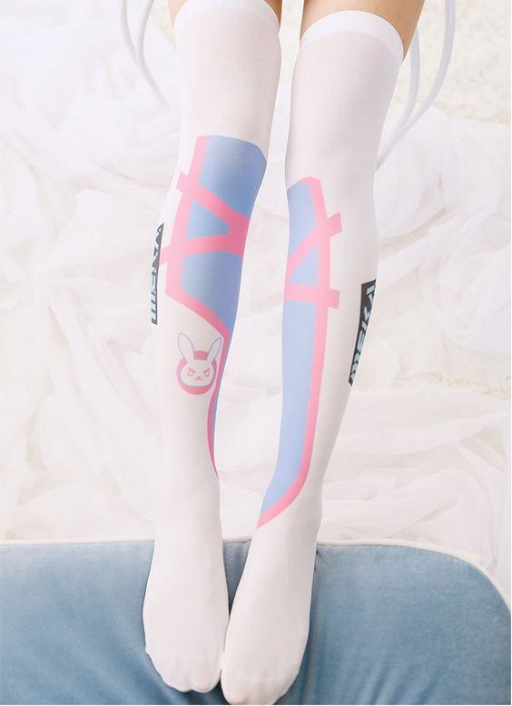 Gamer Bunny Stockings - anime, D.va, dva, game, gamer