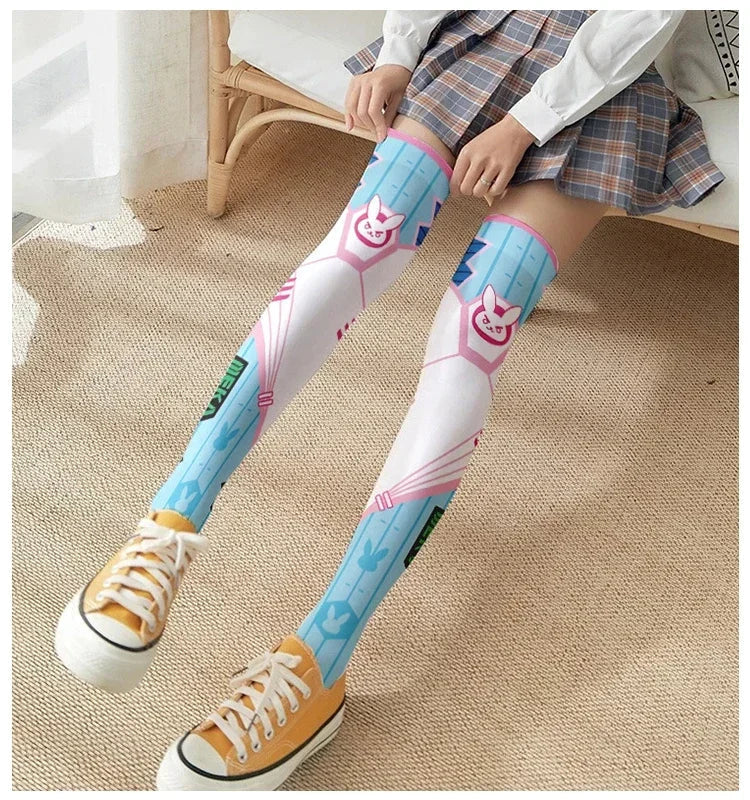 Gamer Bunny Stockings - anime, D.va, dva, game, gamer