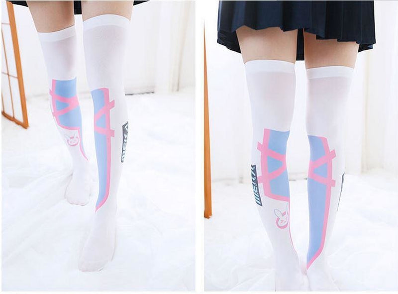 Gamer Bunny Stockings - anime, D.va, dva, game, gamer