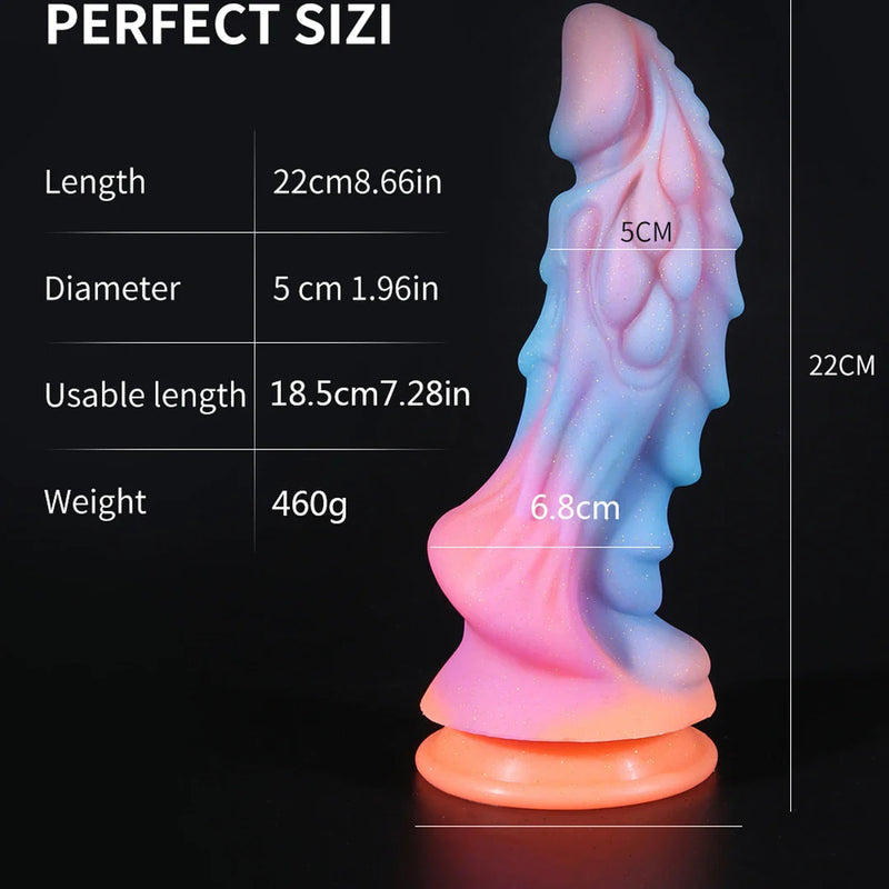 Glowing Drippy Dragon Ride - dildo, dildos, dragon, dragons, glow in the dark