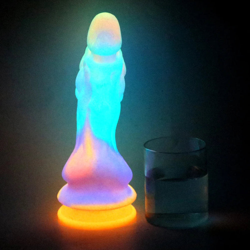 Glowing Drippy Dragon Ride - dildo, dildos, dragon, dragons, glow in the dark