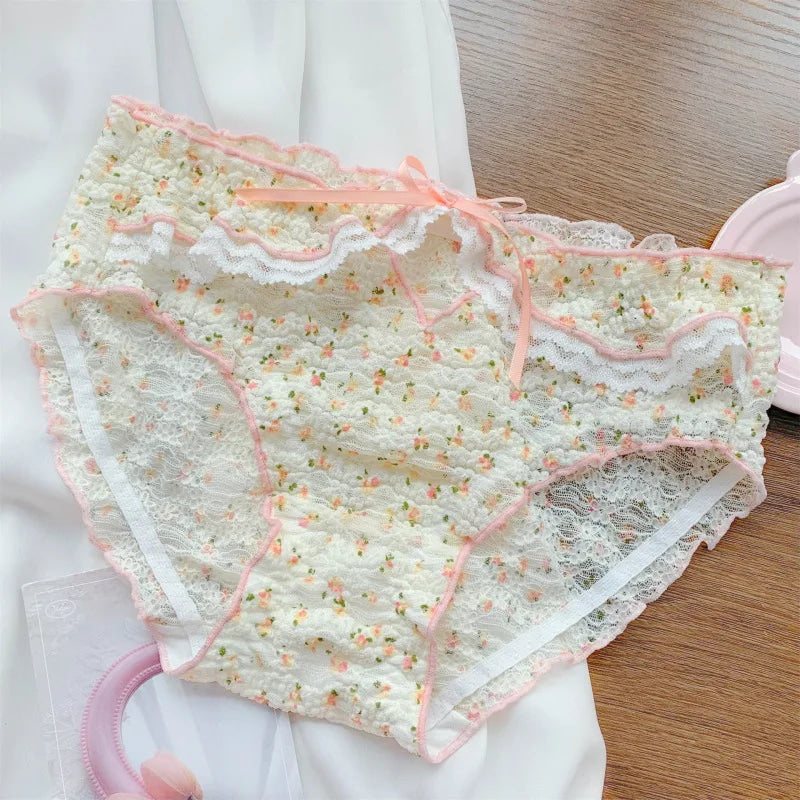 Grandma’s Panties - floral, flowers, lingerie, panties, underwear