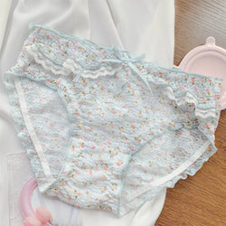 Grandma’s Panties - floral, flowers, lingerie, panties, underwear