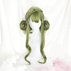 Green Lolita Wig - cosplay, cosplay wigs, costume, green wig, kanekalon