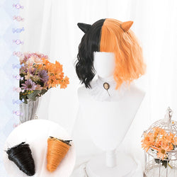 Halloween Bob Wig - bangs, cosplay wig, costume creepy, goth