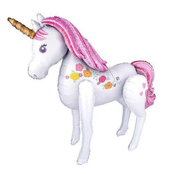 Jumbo Blow Up Unicorn - balloon, balloons, decoration, fluffy unicorns, foil