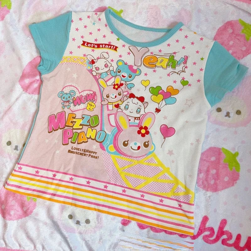 Kawaii Candycore Rainbow Party T-Shirt Top