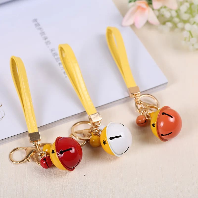 Kawaii Cute Kitten Bell Jingle Keychain