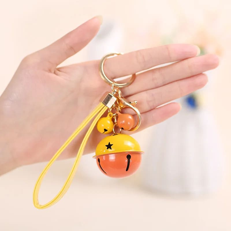 Kawaii Cute Kitten Bell Jingle Keychain