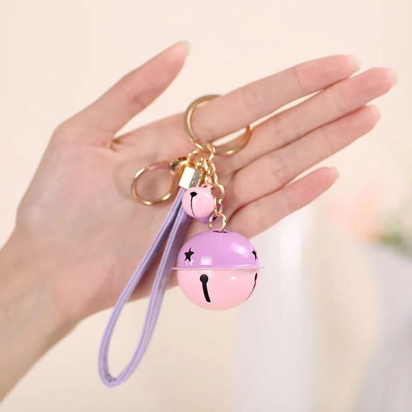 Kawaii Cute Kitten Bell Jingle Keychain