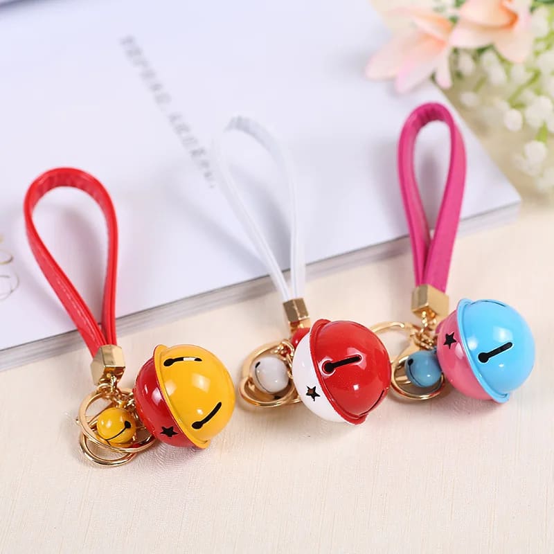 Kawaii Cute Kitten Bell Jingle Keychain