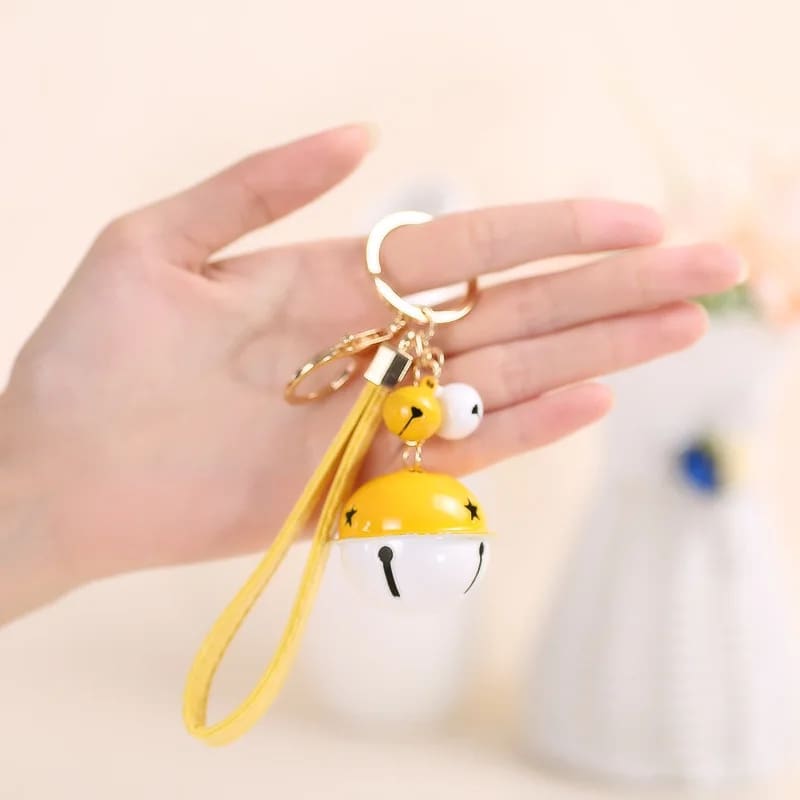 Kawaii Cute Kitten Bell Jingle Keychain