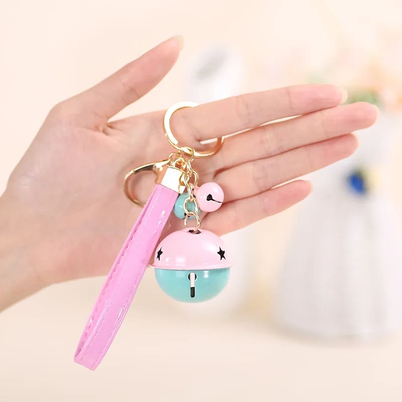 Kawaii Cute Kitten Bell Jingle Keychain