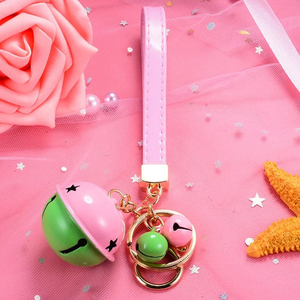 Kawaii Cute Kitten Bell Jingle Keychain