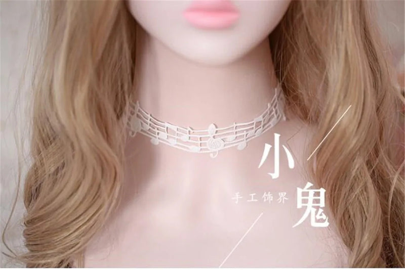 Kawaii Musical Princess Music Notes Collar Necklace