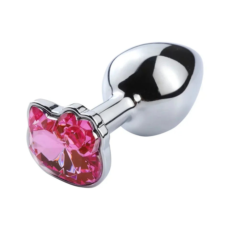 Pink Jewelled Kitty Cat Neko Butt Plugs DDLG Playground Pink Jewelled Kitty Cat Neko Butt Plugs DDLG Playground