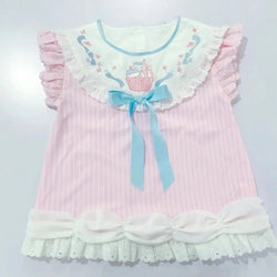Little Cupcake Princess T-Shirt Top Cute Fairy Kei