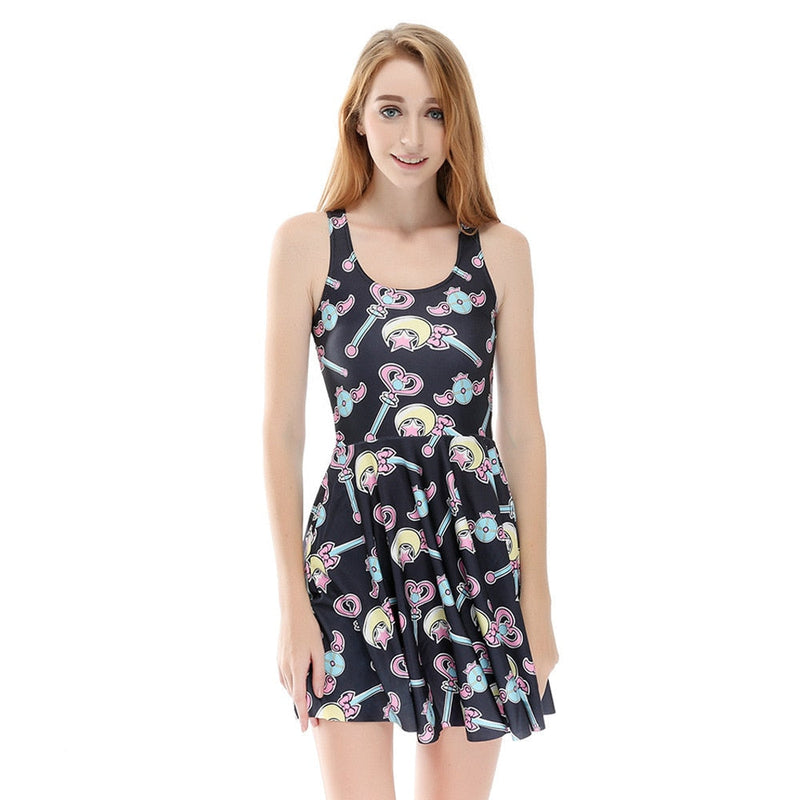 Magical Wand Sailor Scout Skater Dress Magic