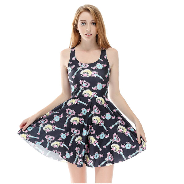 Magical Wand Sailor Scout Skater Dress Magic