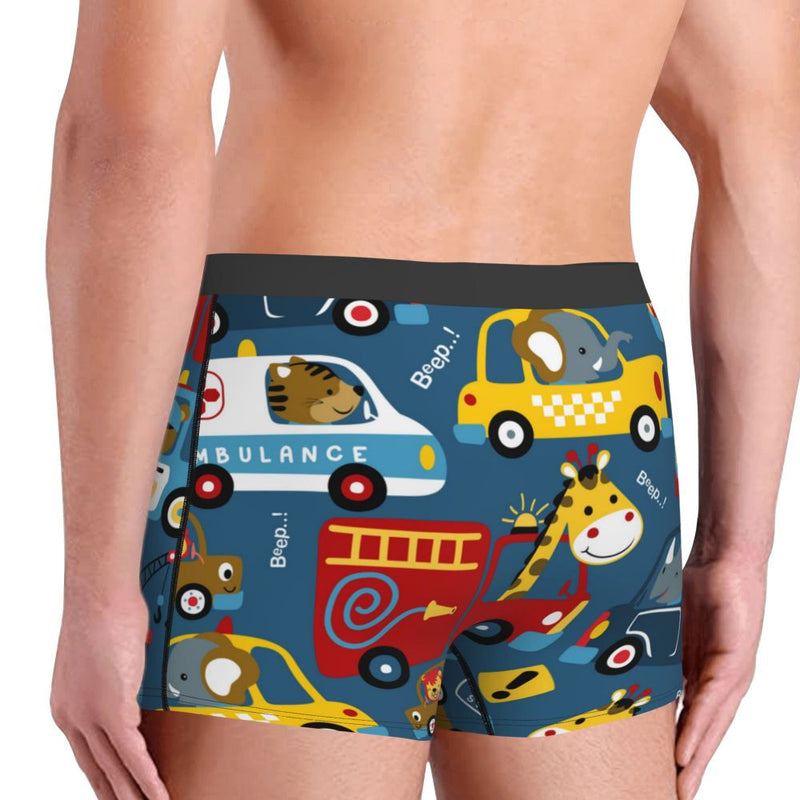 Men’s Babycore Boxer Shorts Briefs in Cute Youthful Print