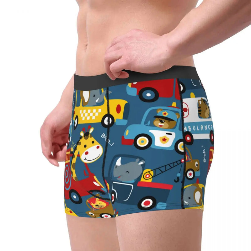 Men’s Babycore Boxer Shorts Briefs in Cute Youthful Print