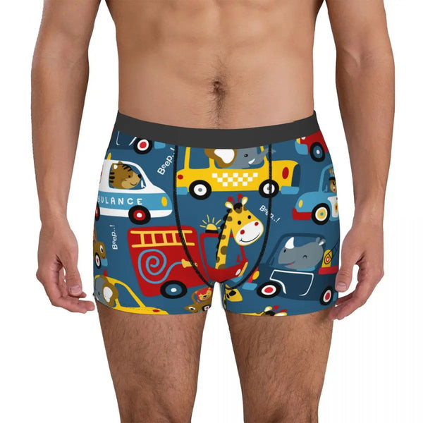 Men’s Babycore Boxer Shorts Briefs in Cute Youthful Print