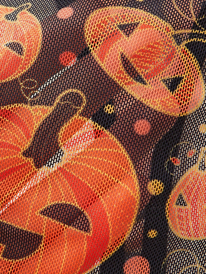 Micro Sheer Halloween Thong Bodysuit