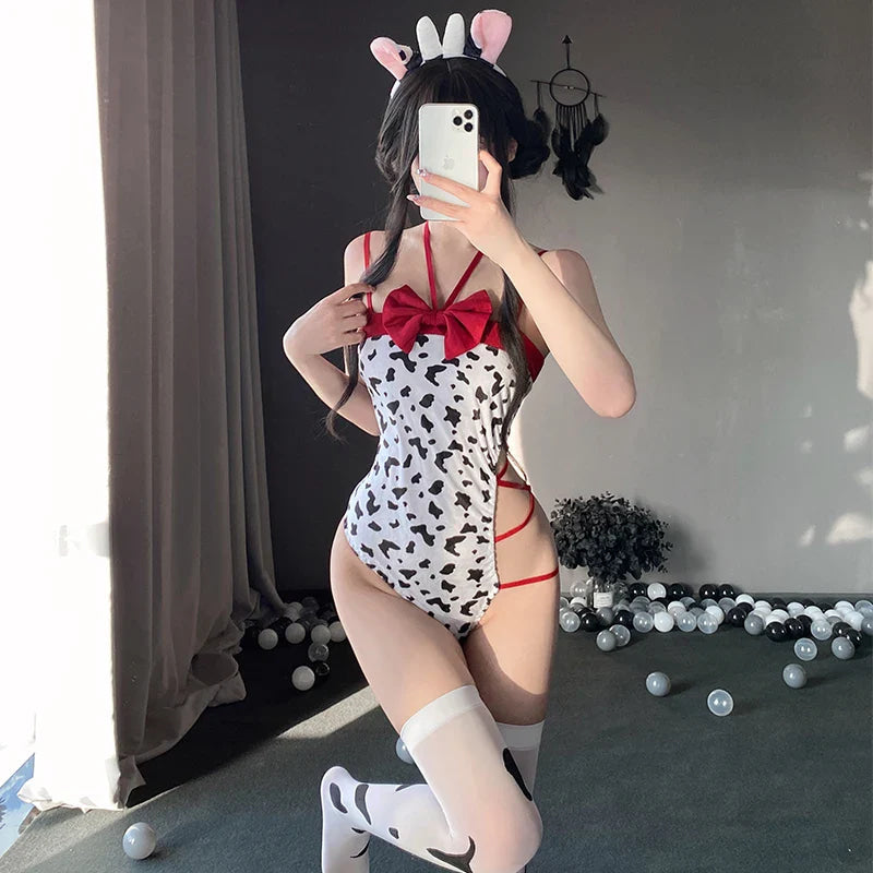 Moo Maiden Bodysuit - bodysuit, bodysuits, calf, cosplay, costume