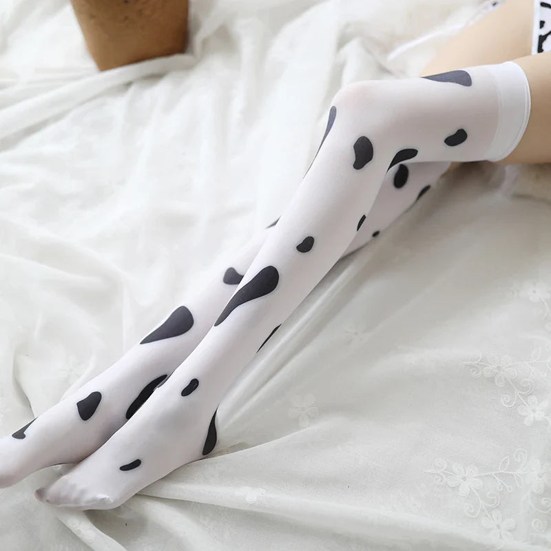 Moo Stockings - calf, cow, socks, stockings, thigh highs