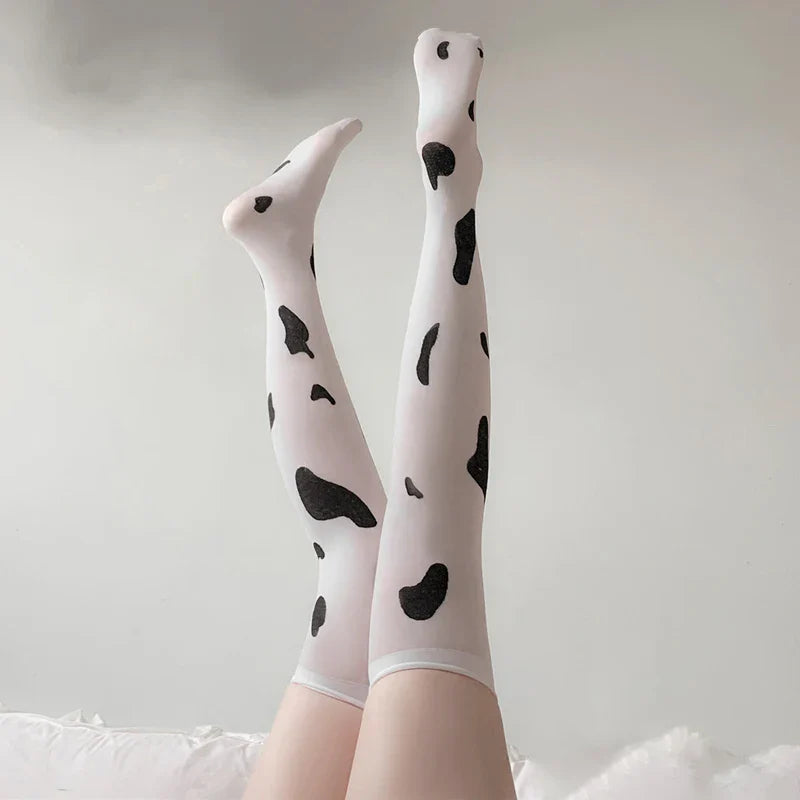 Moo Stockings - calf, cow, socks, stockings, thigh highs