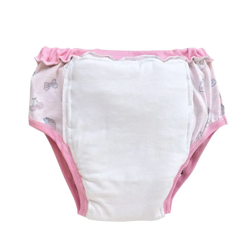 Pink Bunny Girl Adult Cloth Diaper Thick Reusable Incontinence