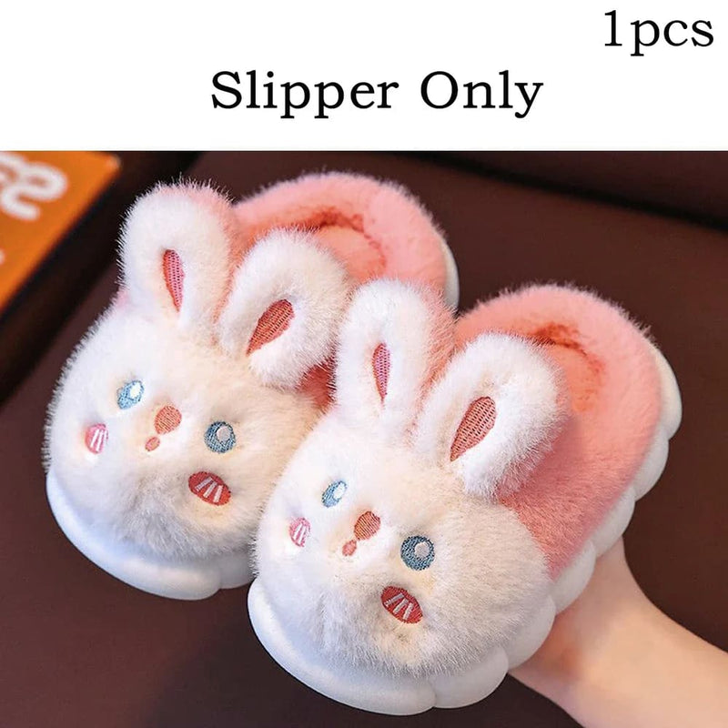 Pink Fuzzy Bunny Pajama Set Soft Plush Cozy Robe and Slippers