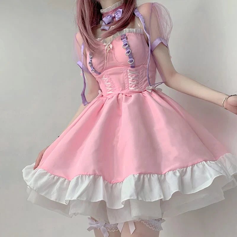 Pink Princess Maid Dress - cosplay, costume, dresses, maid pink dresses