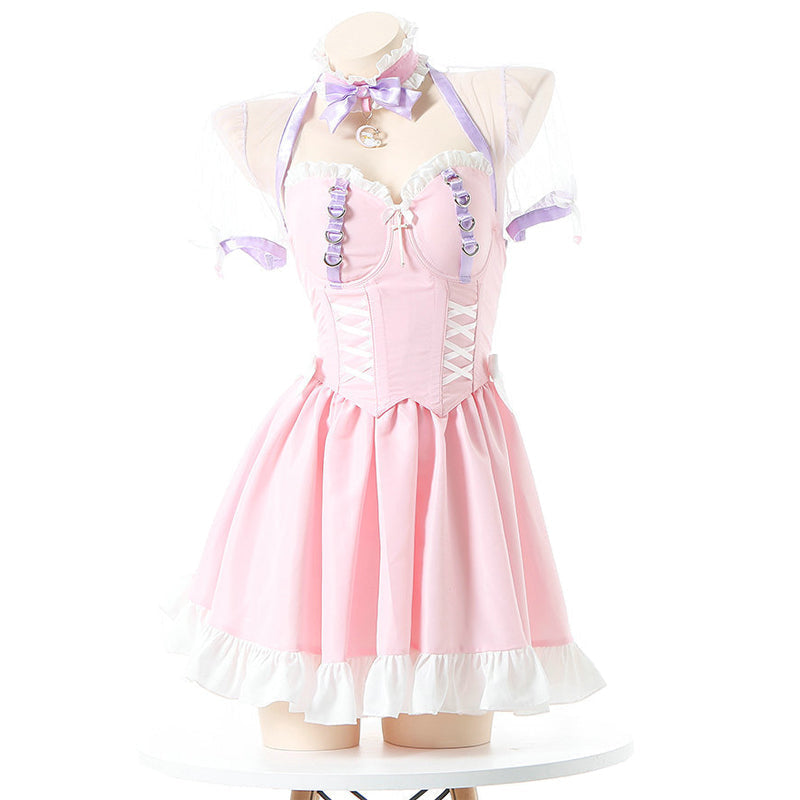 Pink Princess Maid Dress - cosplay, costume, dresses, maid pink dresses