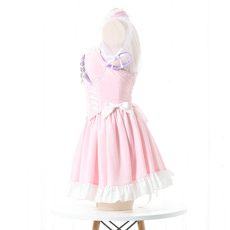 Pink Princess Maid Dress - cosplay, costume, dresses, maid pink dresses