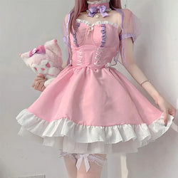 Pink Princess Maid Dress - cosplay, costume, dresses, maid pink dresses