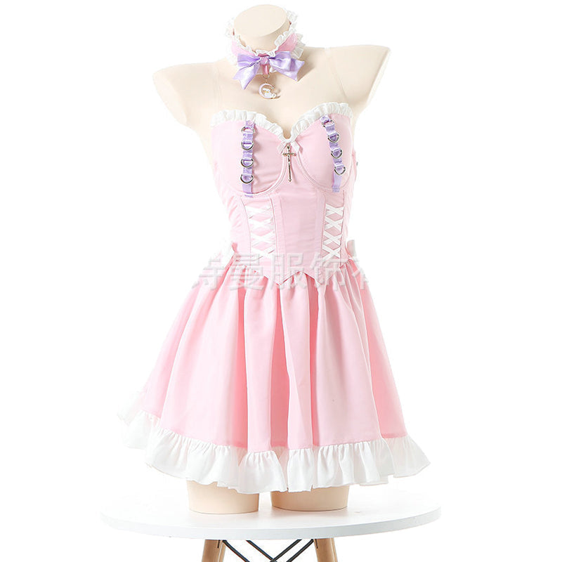 Pink Princess Maid Dress - cosplay, costume, dresses, maid pink dresses